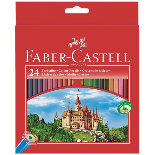 COLORE LEGNO FABER-CASTELL X 24 PZ.
